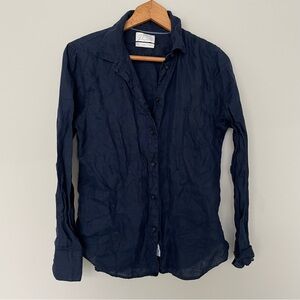 J.Crew Slim-fit Baird McNutt Irish linen shirt in navy